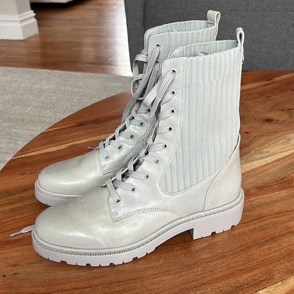 Sam Edelman Lydell Combat boot in Grey size 8.5 - Picture 1 of 9